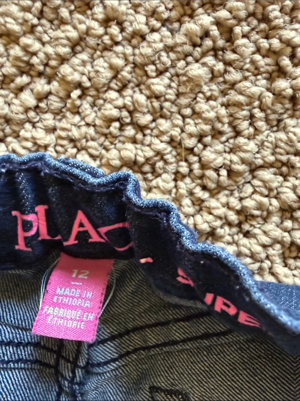The Children’s place & crazy 8 girls denim adjustable jeans size 12 (3 pairs)